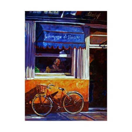 Trademark Fine Art David Lloyd Glover 'The Red Bicycle' Canvas Art, 18x24 DLG01012-C1824GG